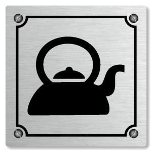 Kuchyňka, 118x118mm, stříbrná, Kansas